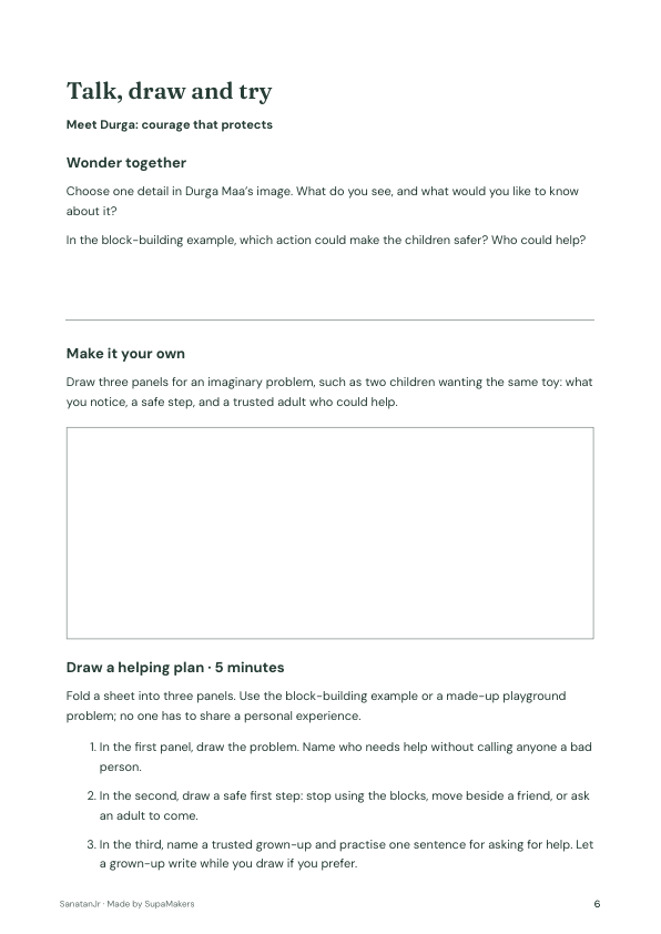 A worksheet from the English activity pack